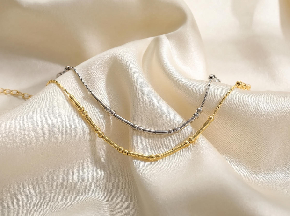 Personalized Morse code bracelet